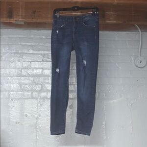 SO Distressed High Rise Jegging Denim Jeans